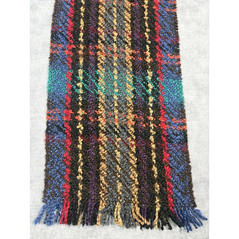 V FRAAS Christmas Elf Scarf w Wearable Stockings Plaid Germany Novelty Holiday